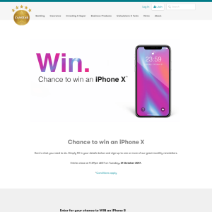 Win an iPhone X (64GB Space Grey)