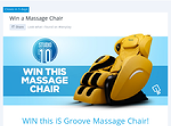 Win an iS Groove massage chair!