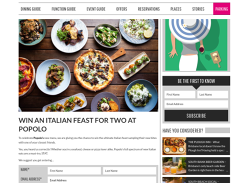 Win an Italian Feast for Two at Popolo