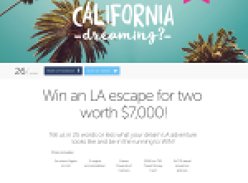 Win an LA escape for 2 worth $7,000!