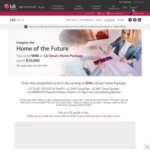 Win an LG Smart Home Package