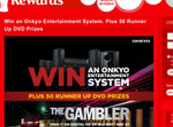 Win an Onkyo Entertainment System + 50 runner-up DVD prizes!
