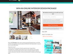 Win an online interior design package!