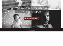 Win an Organic family pack, valued at $500!