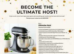 Win an Ultimate Host Prize Pack