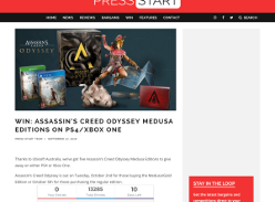 Win Assassin's Creed Odyssey Medusa Editions On PS4/Xbox One
