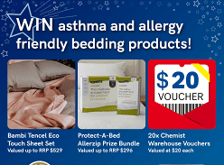 Win Asthma and Allergy Friendly Bedding Products and Prizes