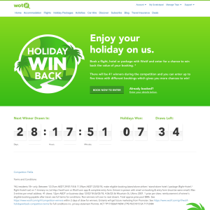 Win Back the Value of Your Hotel, Flight or Package