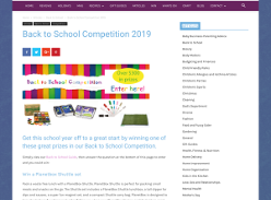 Win Back to School prize packs