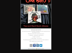 Win Cam Bird's Top 3 Hard Rock Albums of 2016