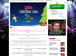 Win Christmas Cash with Elf Radio