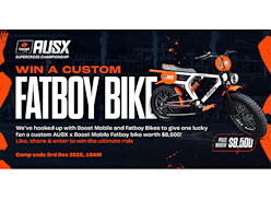Win a Custom AUSX X Boost Mobile Fatboy Bike