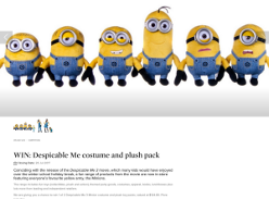 Win Despicable Me3 packs