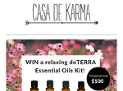 Win 'doTERRA' Essential Oils valued at over $100!