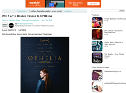 Win Double Movie Tix to Ophelia