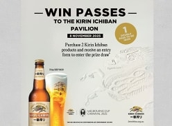 Win a Double Pass to the Kirin Ichiban Pavilion