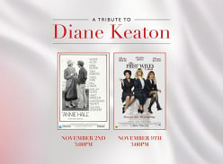 Win a Double Pass to see any Film Screening at Tribute to Diane Keaton