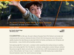 Win double passes to Alliance French Film Festival