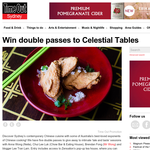 Win double passes to Celestial Tables