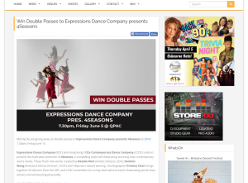 Win Double Passes to Expressions Dance Company presents 4Seasons