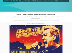 Win double passes to see Jimmy Barnes Under The Southern Stars