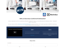Win Electrolux Comfort Lift dishwasher or 1 of 2 gift cards