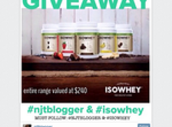 Win entire range of Isowhey Protein Powders