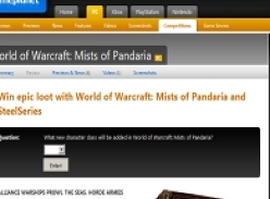 Win epic loot with World of Warcraft: Mists of Pandaria and SteelSeries