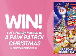 Win 1 of 3 Family Passes to see a Paw Patrol Christmas