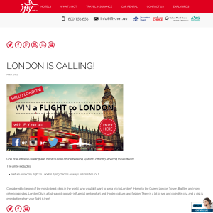Win Flight to London for 1