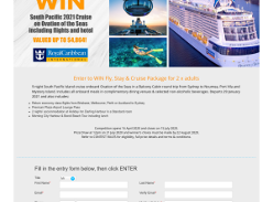 Win Flights, Stay & Cruise Package for 2!