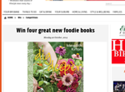 Win four great new foodie books