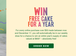 Win Free Cake for a Year