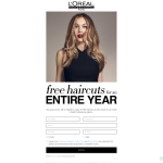 Win FREE haircuts for an entire year!