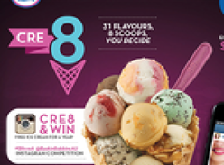 Win free ice cream for a year! (Instagram Required)