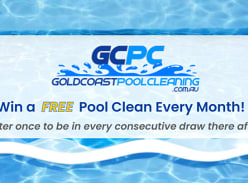 Win a FREE Pool Clean Every Month