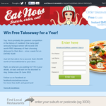 Win Free Takeaway For A Year