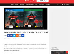 Win Friday The 13th On PS4 Or Xbox One