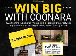 Win up to $1K in Gift Cards