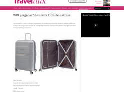 Win gorgeous Samsonite Octolite suitcase