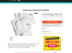 Win his & hers bath robes!