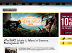 Win IMAX tickets to Island of Lemurs: Madagascar 3D!