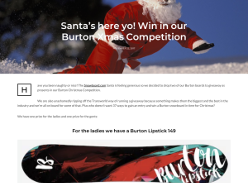 Win in Snowboard.com Burton Xmas Giveaway