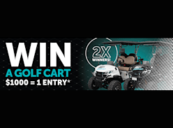 Win 1 of 2 Kommand Golf Carts