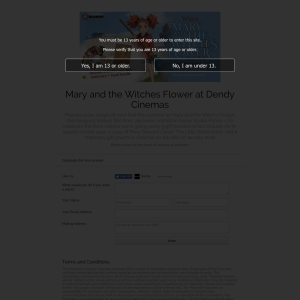 Win Mary and the Witches Flower prize pack
