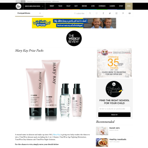 Win Mary Kay Prize Packs