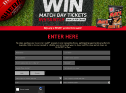 Win match day tickets instantly! (Purchase Required)