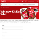 Win new Kit Kat Whirl