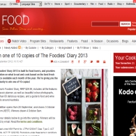 Win one of 10 copies of The Foodies' Diary 2013