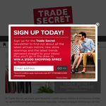 Win one of five $500 Trade Secret shopping sprees